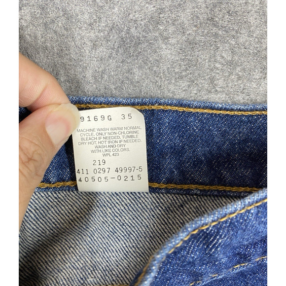 Vintage Levis 505 Jeans Mens 31 x 30 Orange Tab Straight Leg USA Made 90s - Picture 12 of 15